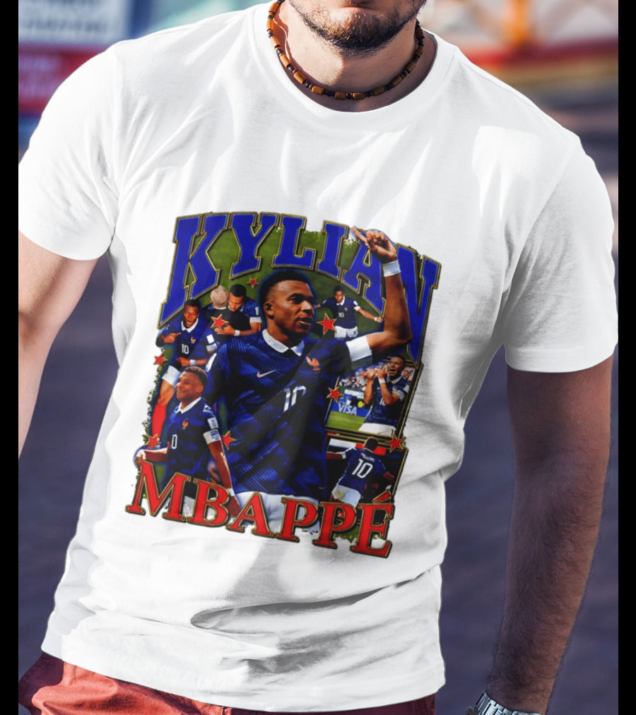 Kylian Mbappe France National Team Star Player Highlights Number 10 T-Shirt