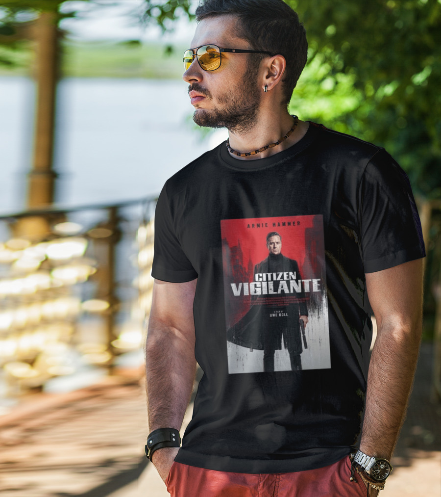 Armie Hammer Citizen Vigilante Film By Uwe Boll T-Shirt