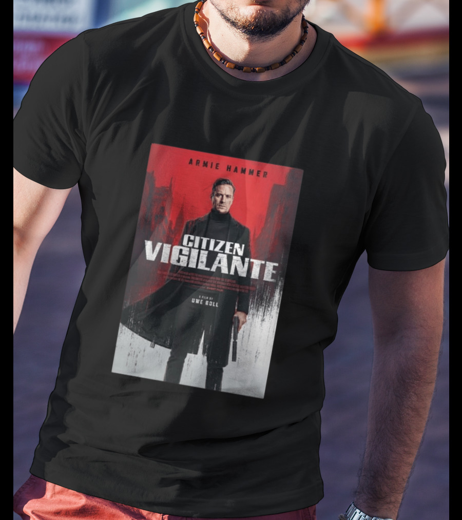 Armie Hammer Citizen Vigilante Film By Uwe Boll T-Shirt