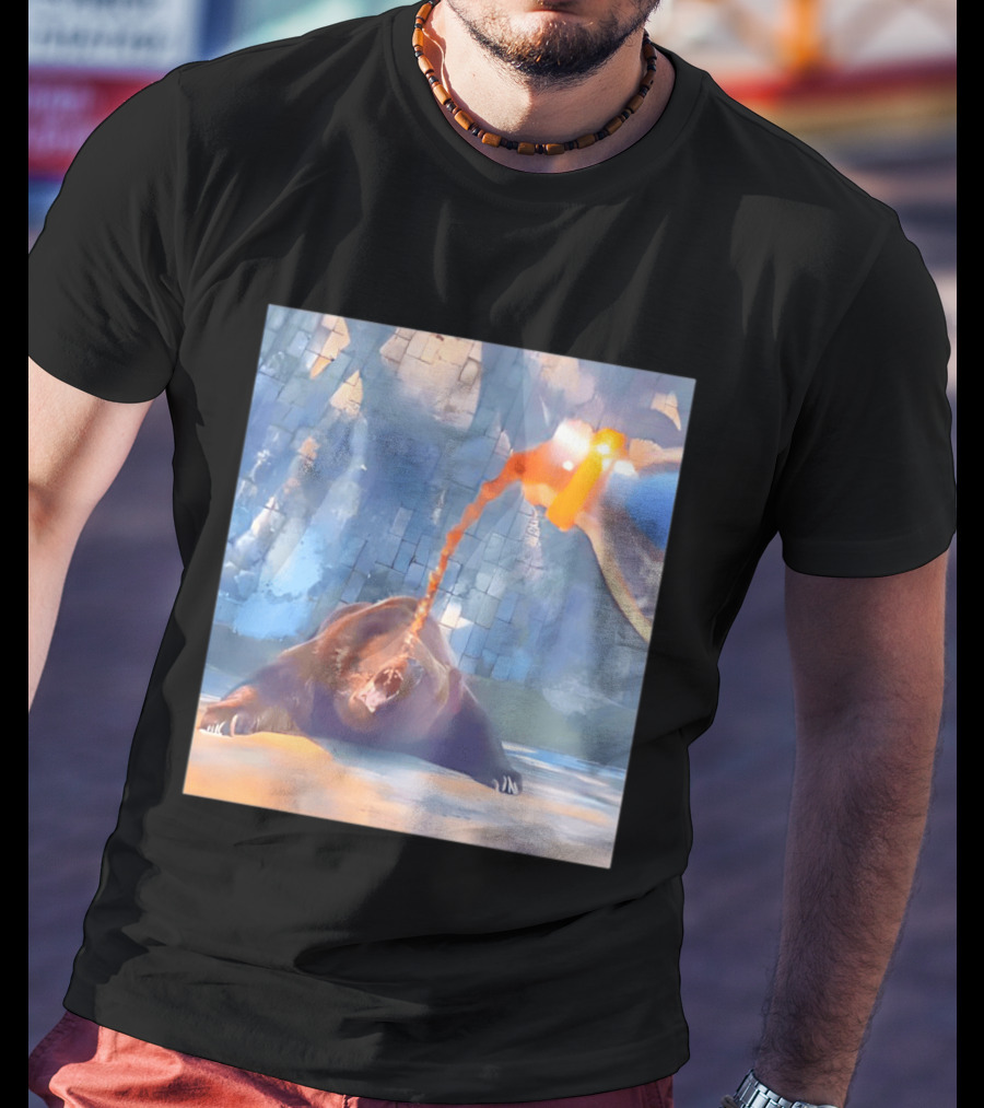 Bear Cola Bottle Wildlife Nature Animal Beverage Refreshment Zoo T-Shirt