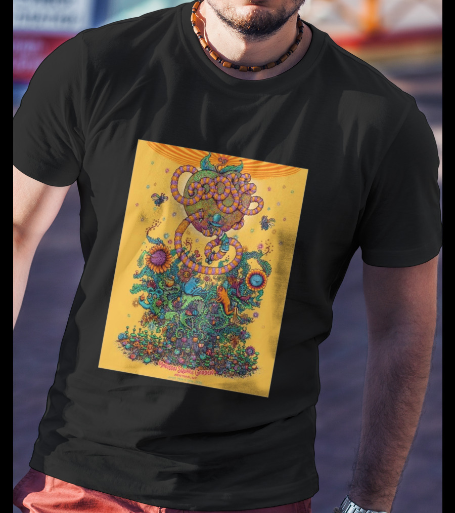 Goose Madison Square Garden New York June 19 And 20 2026 Event Psychedelic Floral T-Shirt