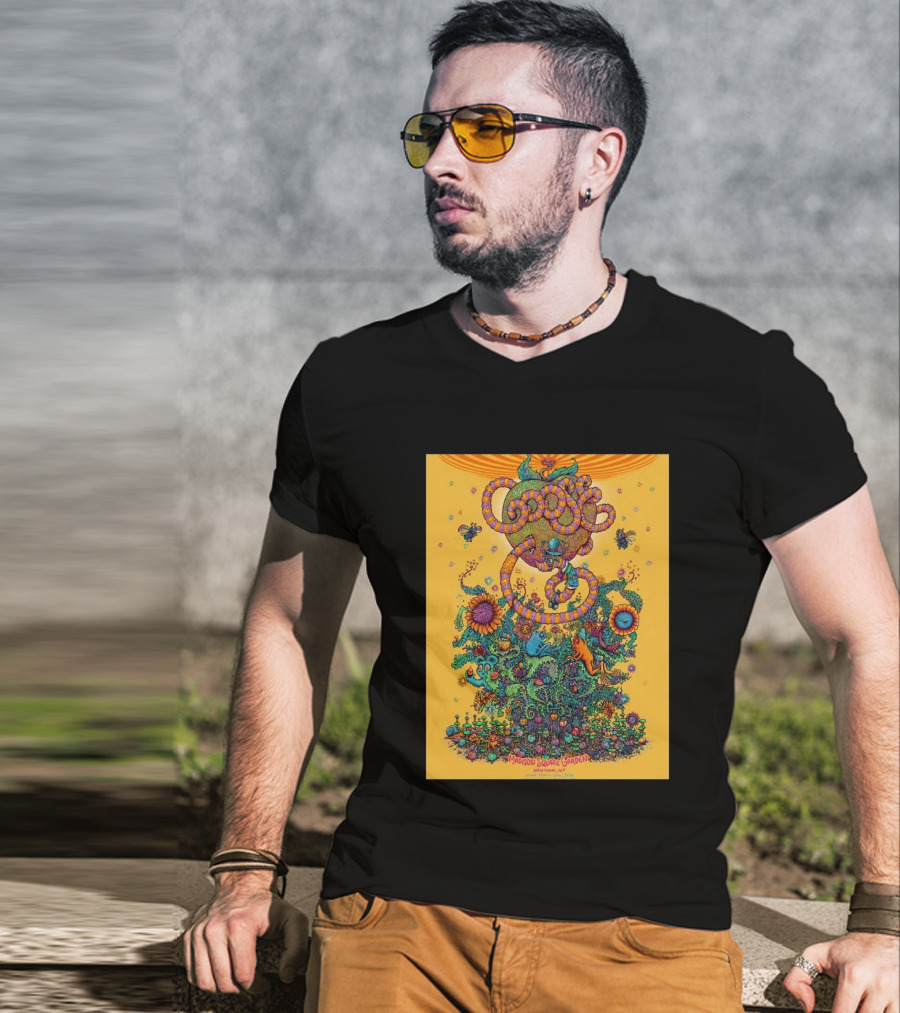 Goose Madison Square Garden New York June 19 And 20 2026 Event Psychedelic Floral T-Shirt