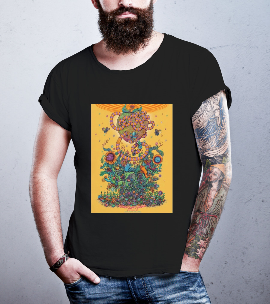 Goose Madison Square Garden New York June 19 And 20 2026 Event Psychedelic Floral T-Shirt