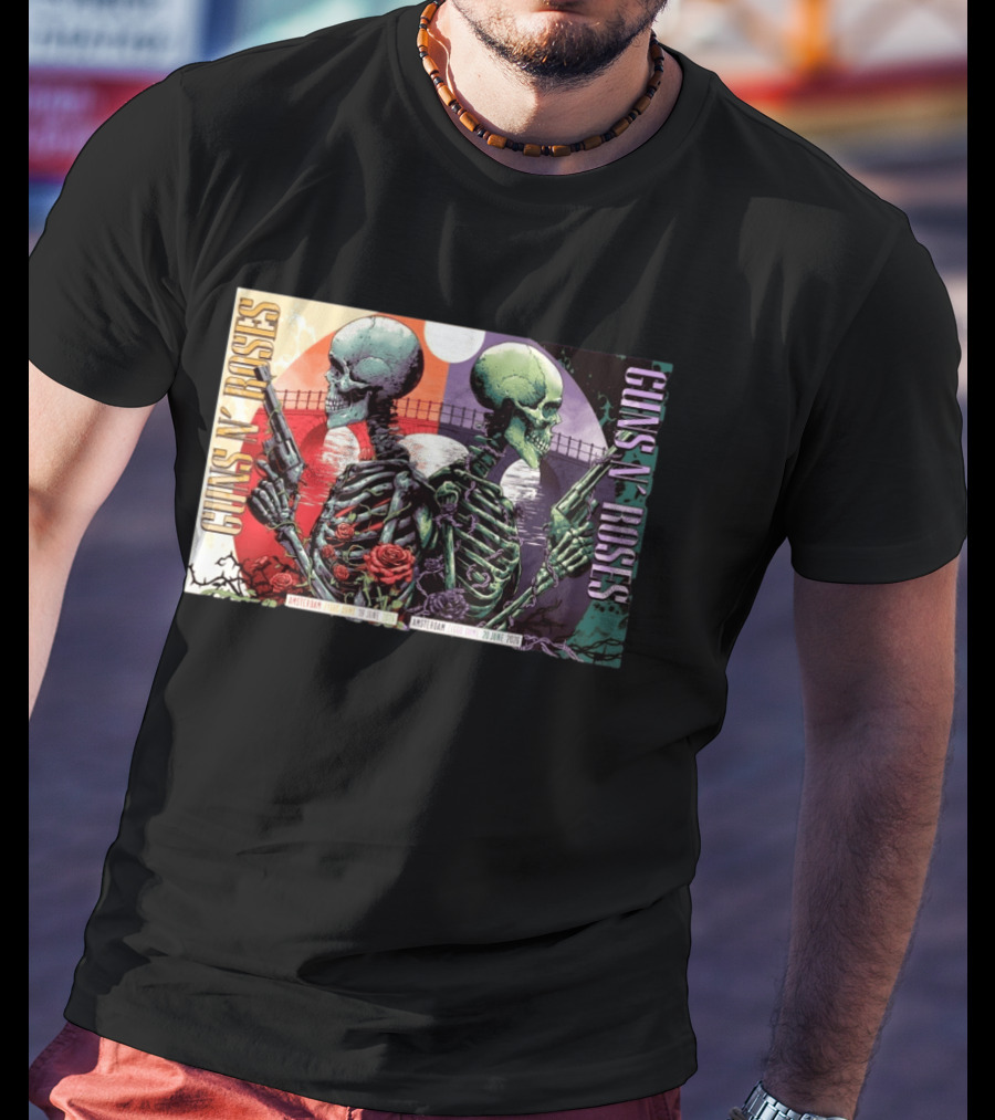 Guns N' Roses Amsterdam Ziggo Dome June 18 And 20 2026 Event T-Shirt