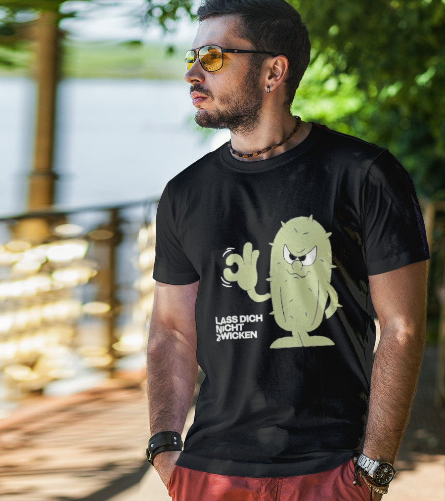 Lustiger Kaktus Lass Dich Nicht Zwicken T-Shirt