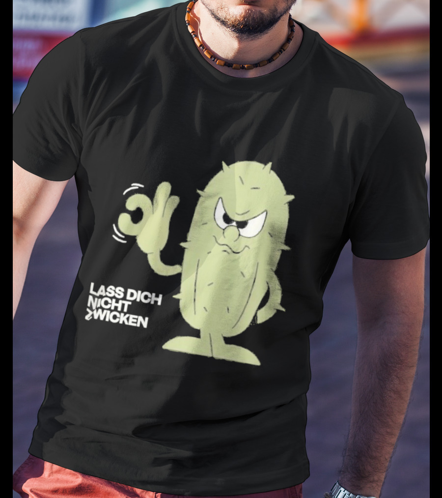 Lustiger Kaktus Lass Dich Nicht Zwicken T-Shirt