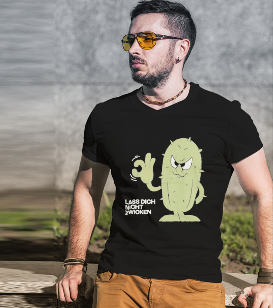 Lustiger Kaktus Lass Dich Nicht Zwicken T-Shirt