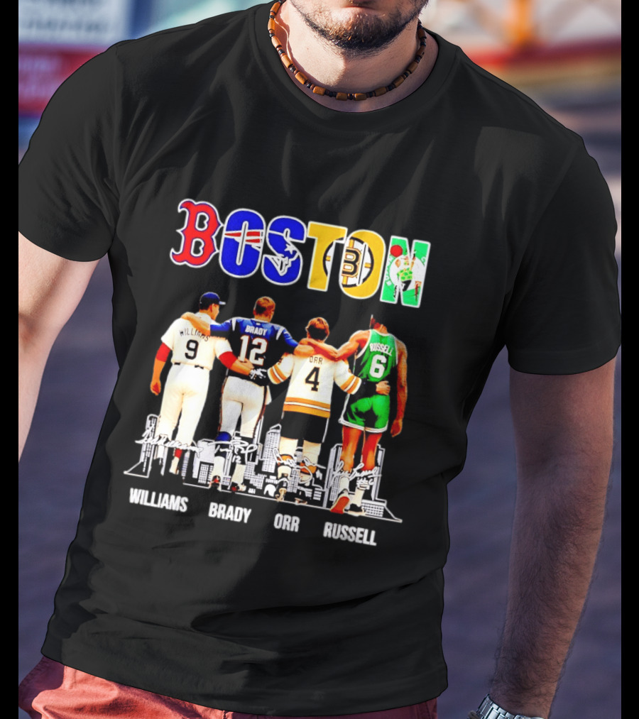 Boston Williams Brady Orr Russell Sports Legends T-Shirt