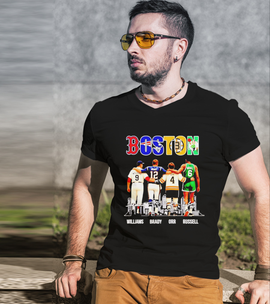 Boston Williams Brady Orr Russell Sports Legends T-Shirt