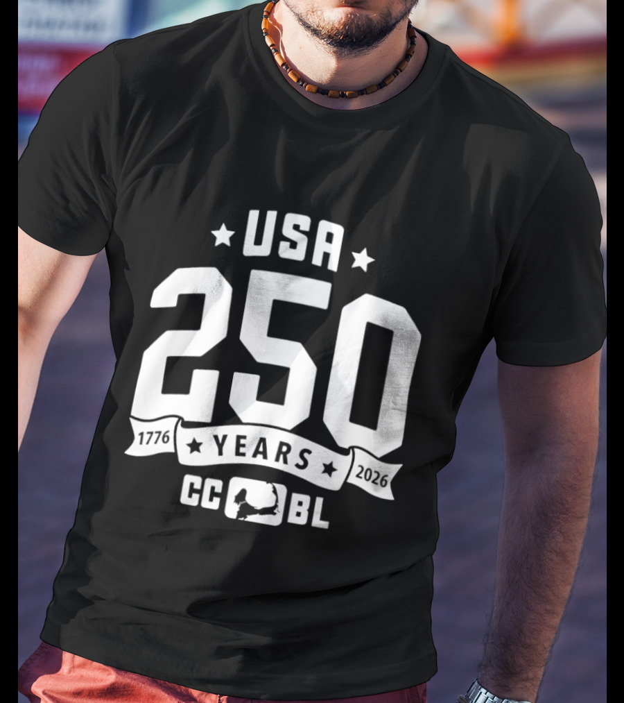 USA 250 Years 1776 2026 CCBL Anniversary T-Shirt