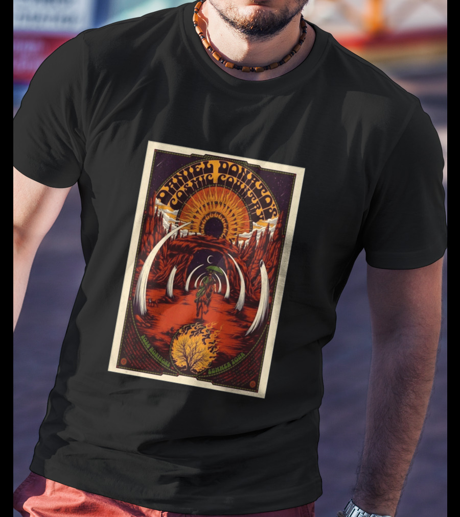 Daniel Donato's Cosmic Country 2026 Horizons Summer Tour Sunburst Desert Rider T-Shirt