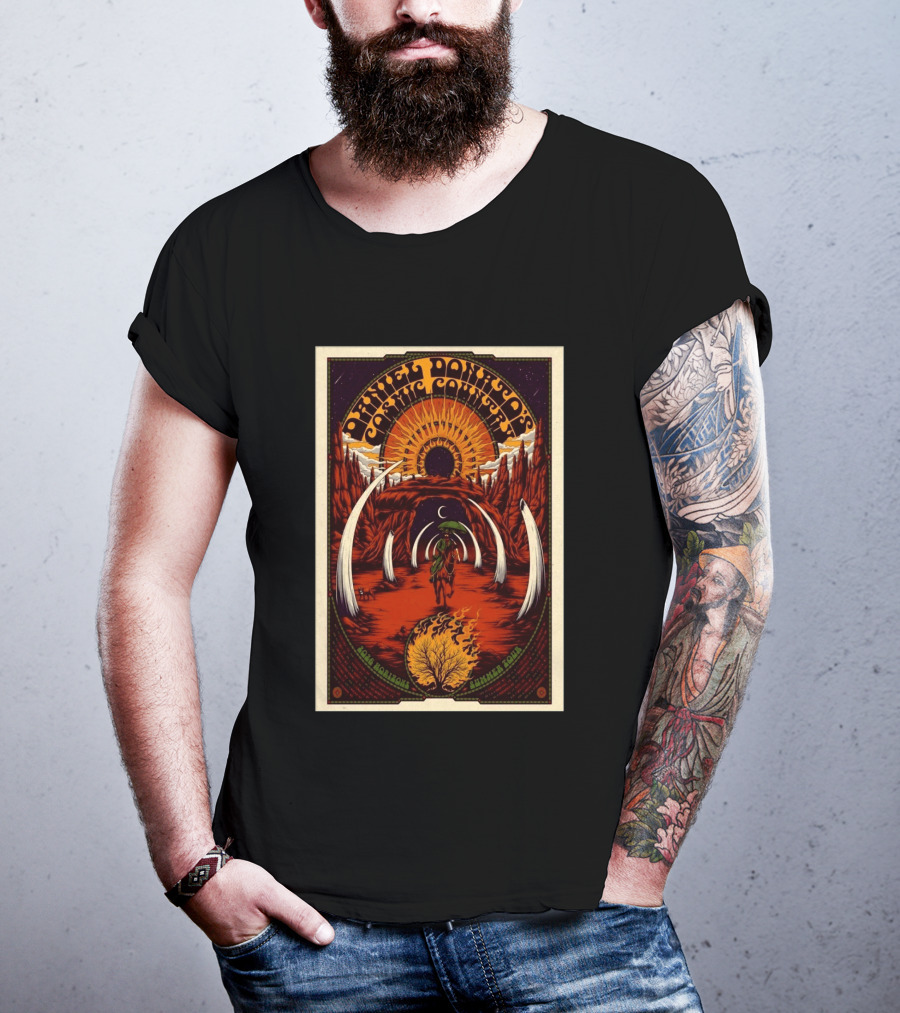 Daniel Donato's Cosmic Country 2026 Horizons Summer Tour Sunburst Desert Rider T-Shirt