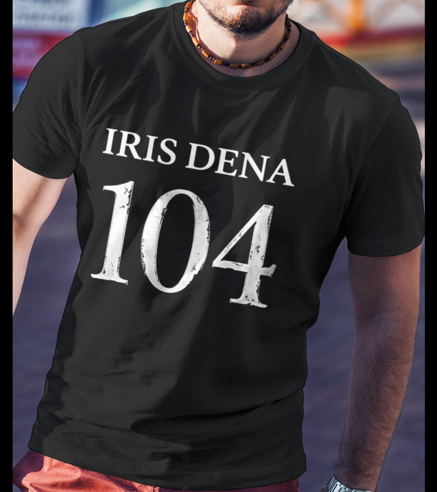 IRIS DENA 104 Metallic Numbers T-Shirt