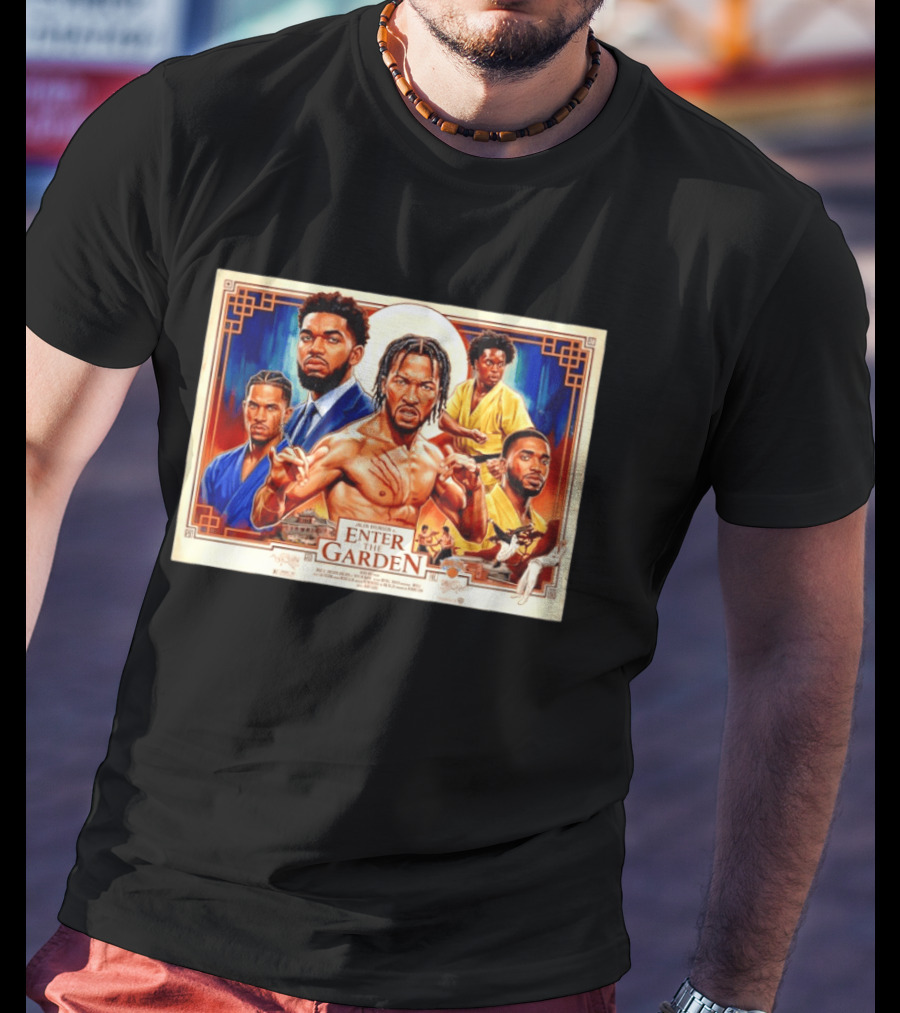 Jalen Brunson Enter The Garden Movie Martial Arts T-Shirt