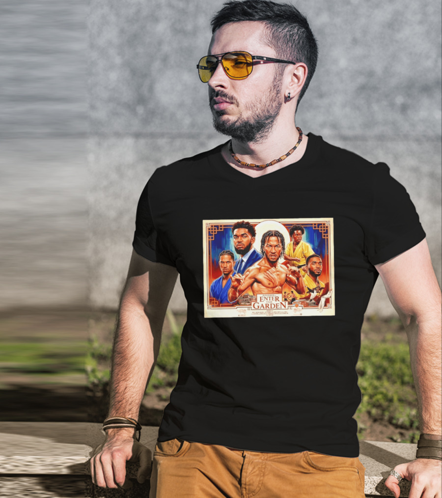 Jalen Brunson Enter The Garden Movie Martial Arts T-Shirt