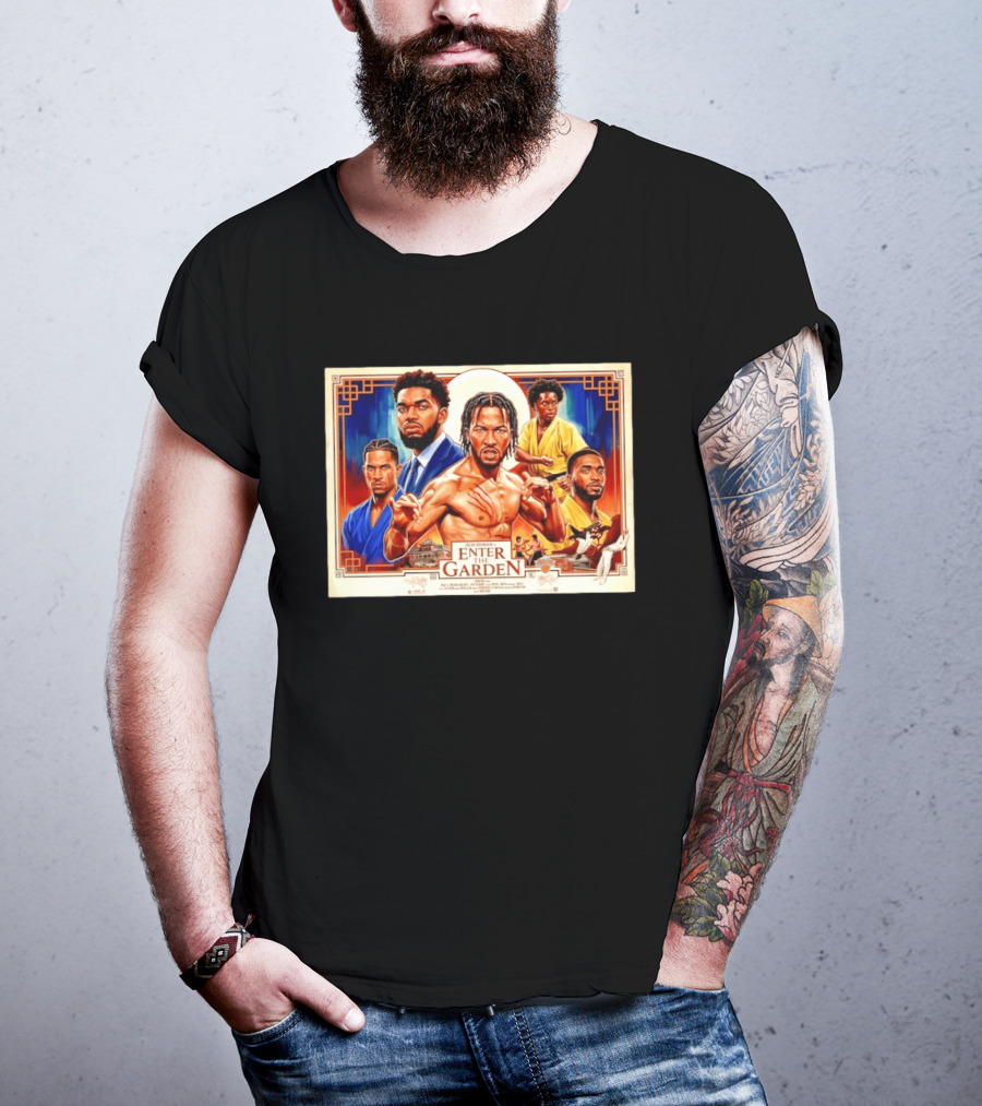 Jalen Brunson Enter The Garden Movie Martial Arts T-Shirt