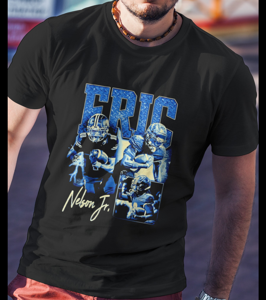 Eric Nelson Jr Football Wildcats New Hampshire T-Shirt