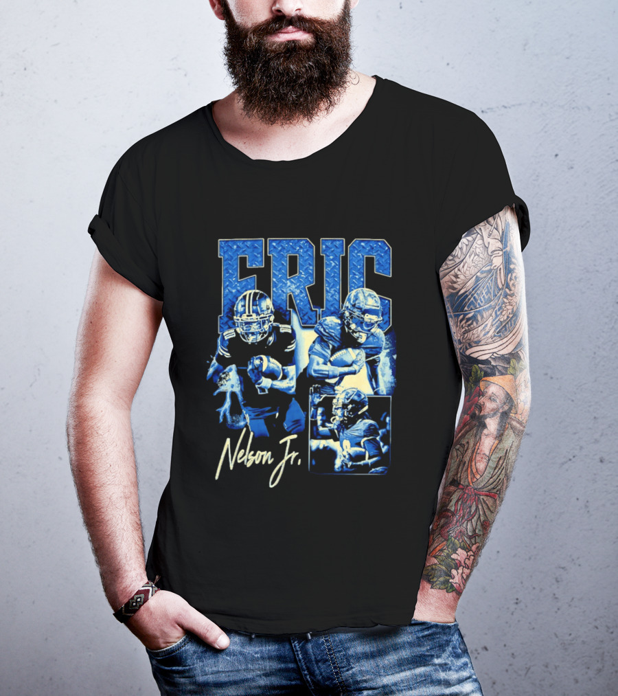Eric Nelson Jr Football Wildcats New Hampshire T-Shirt