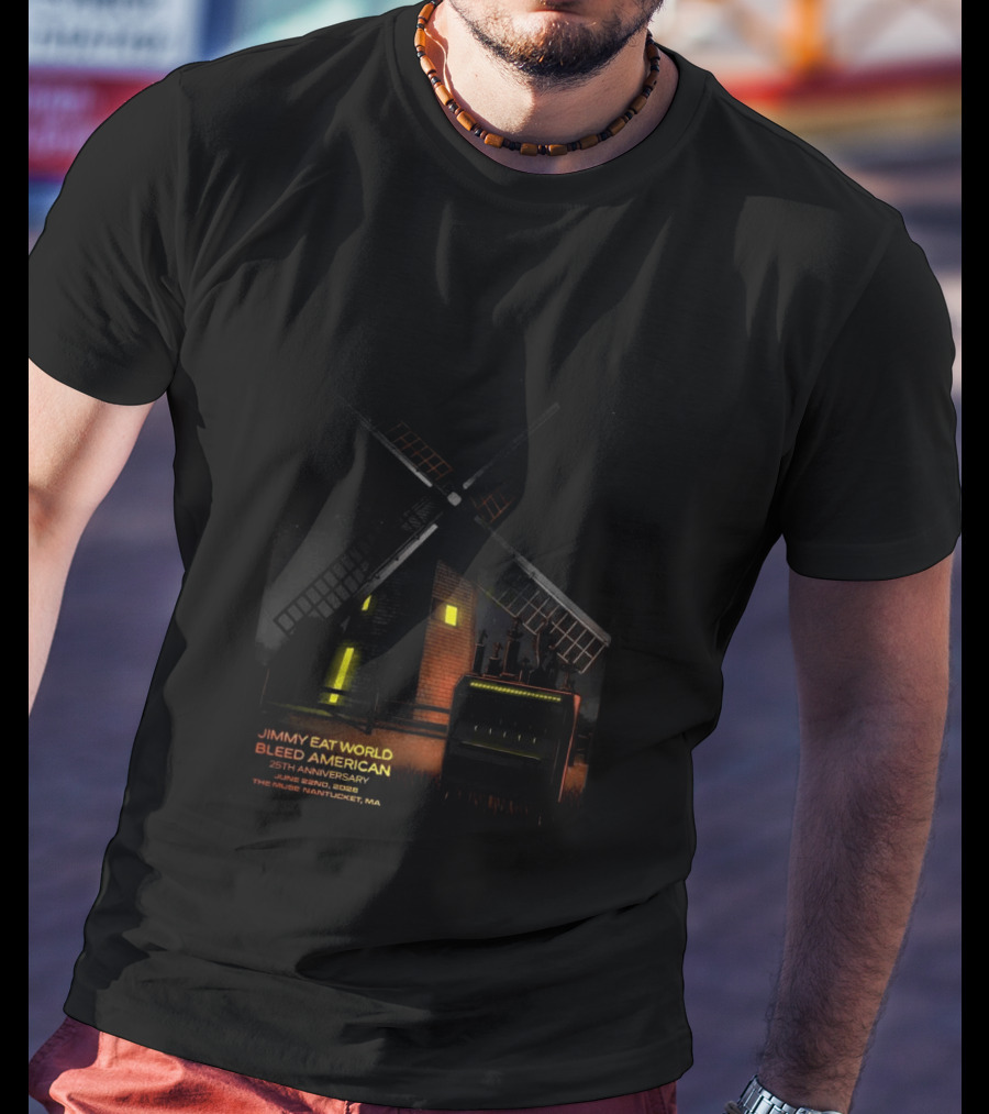 Jimmy Eat World Bleed American 25th Anniversary June 22 2026 The Muse Nantucket MA T-Shirt