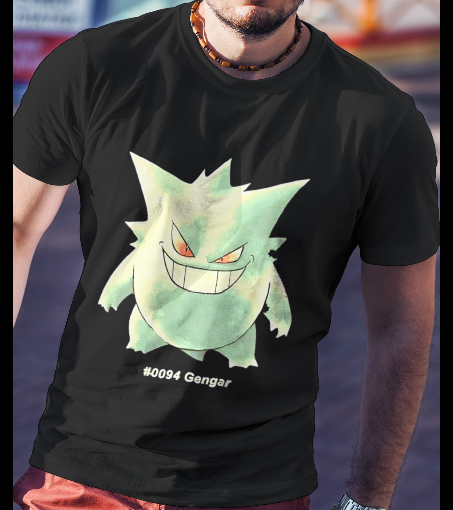 Gengar Pokemon 0094 Shadow Pokemon Ghost Type T-Shirt