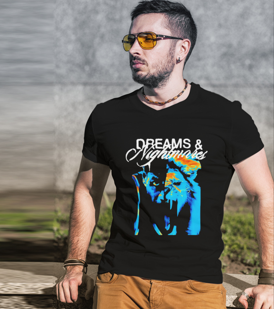 LeBron James Los Angeles Lakers Dreams Nightmares Watercolor Artistry T-Shirt