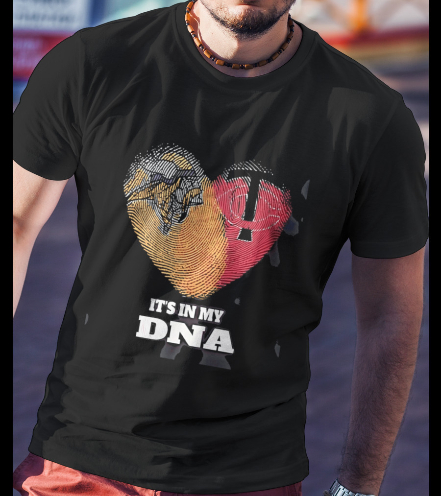 Minnesota Vikings Twins Heart It's In My DNA T-Shirt