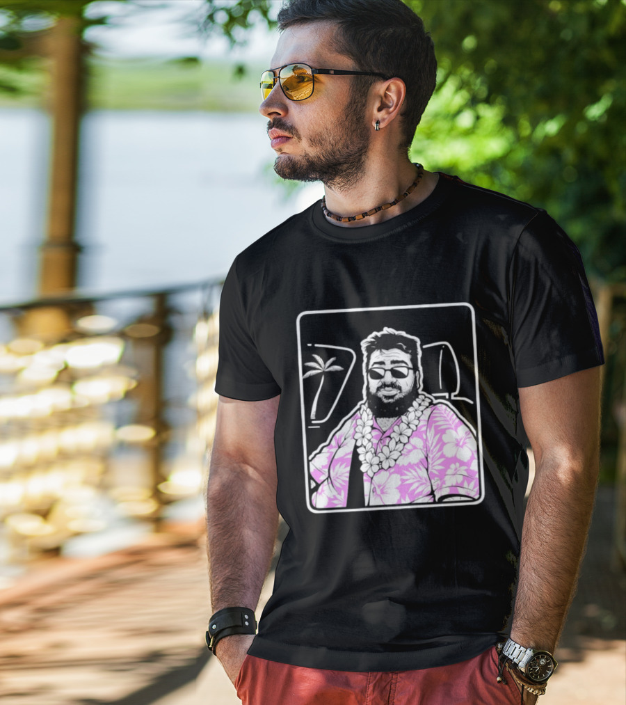 Summer Armenian Cory Tropical Vibes Hawaiian Palm Tree And Sunglasses T-Shirt