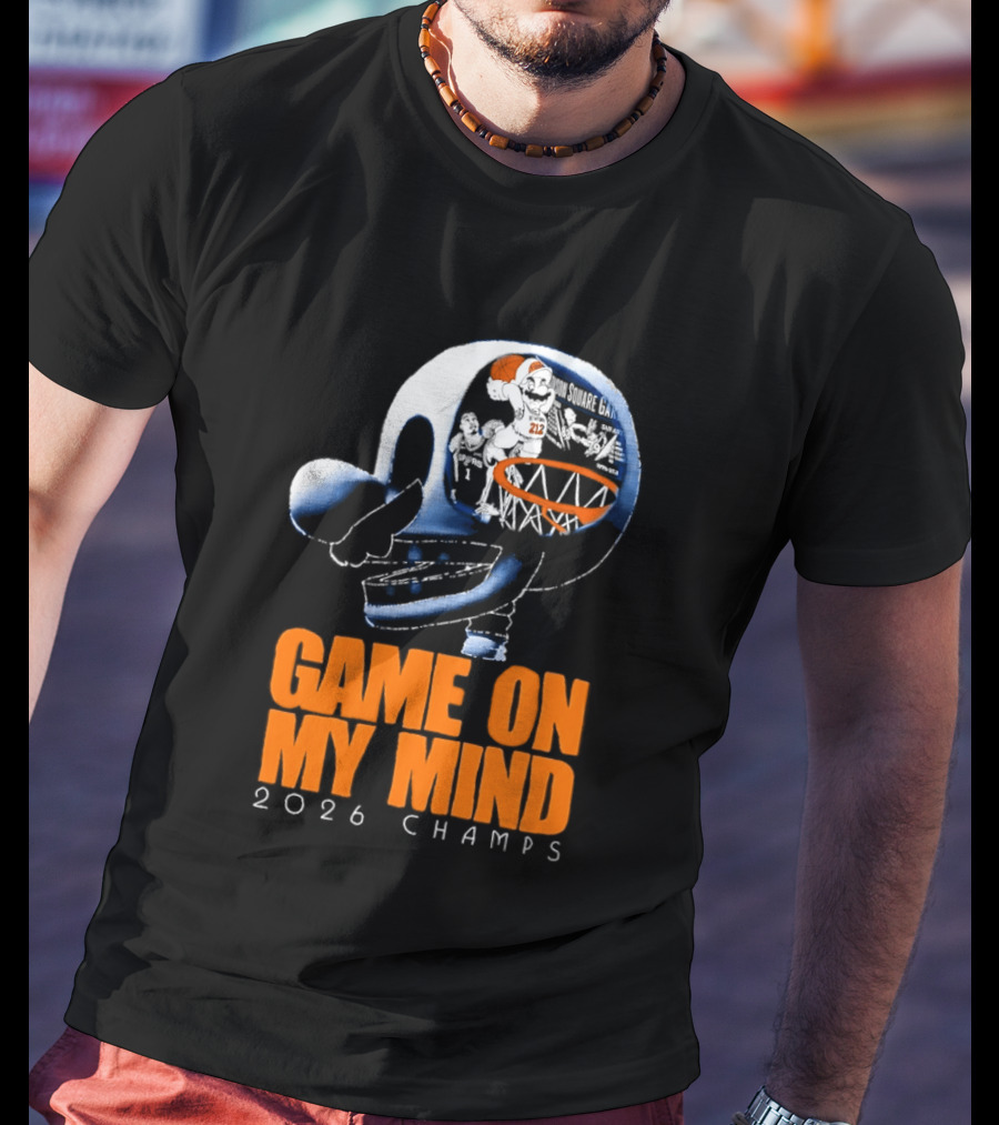 NY Knicks Mario Game On My Mind 2026 Champs T-Shirt