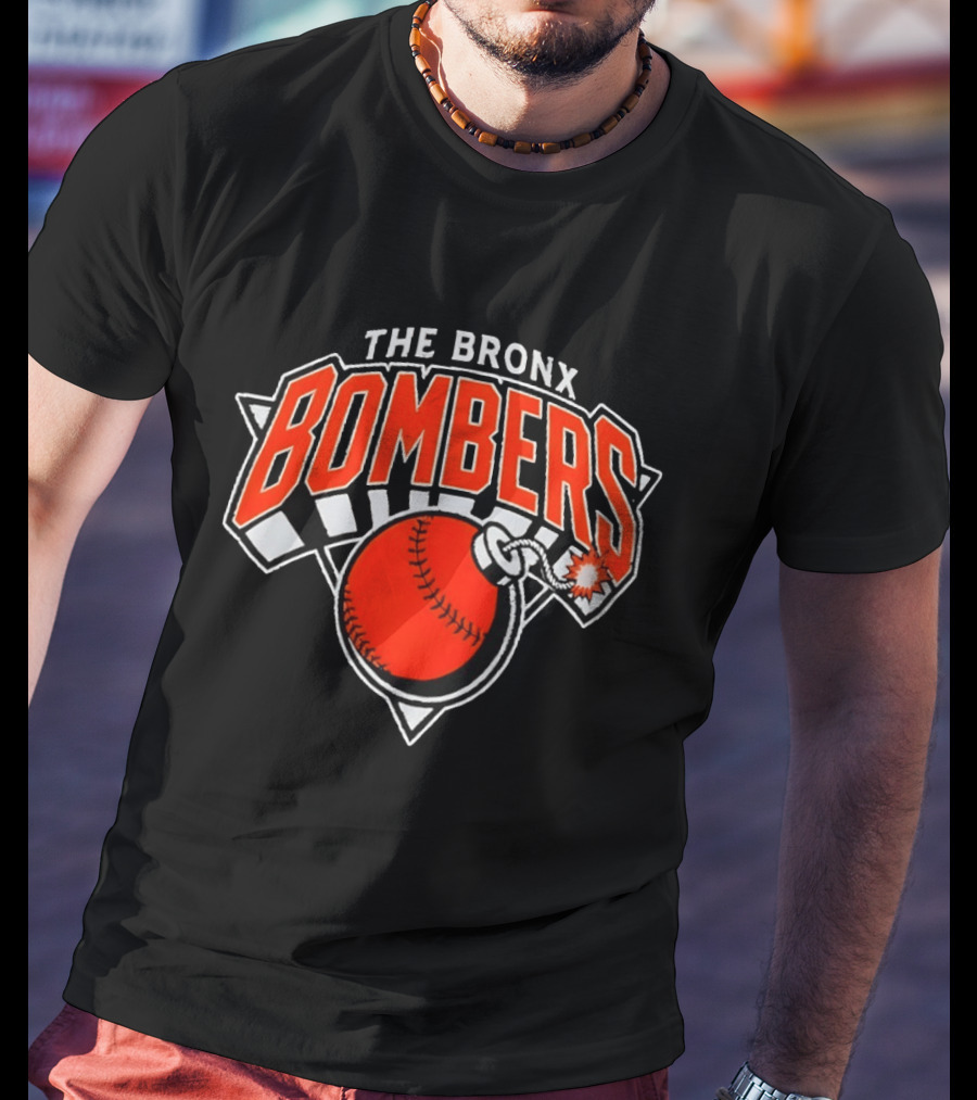 The Bronx Bombers New York Knicks Basketball NBA 2026 Explosive T-Shirt