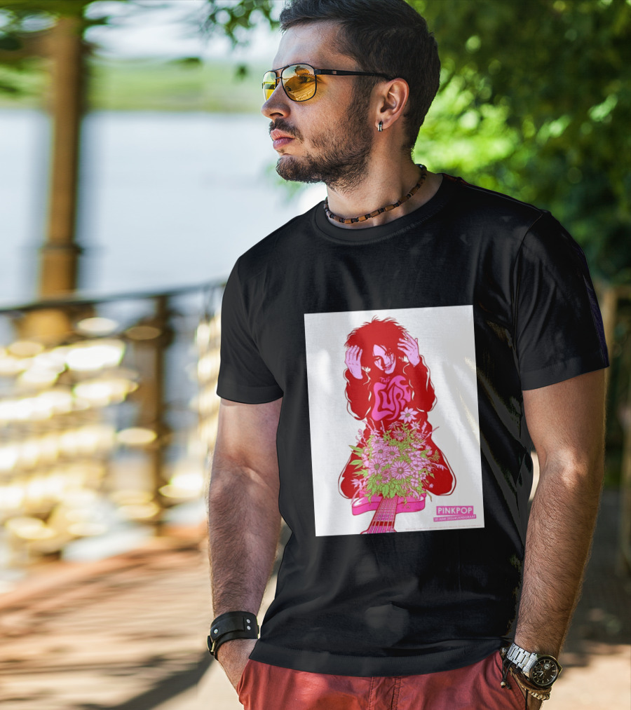 The Cure Pinkpop Festival Landgraaf Netherlands 20 June 2026 Exclusive Flowers And Guitar T-Shirt