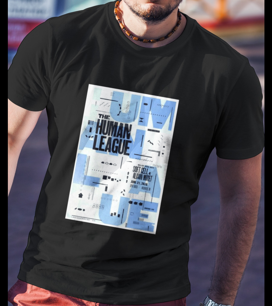 The Human League Soft Cell Alison Moyet June 21 2026 Nashville T-Shirt