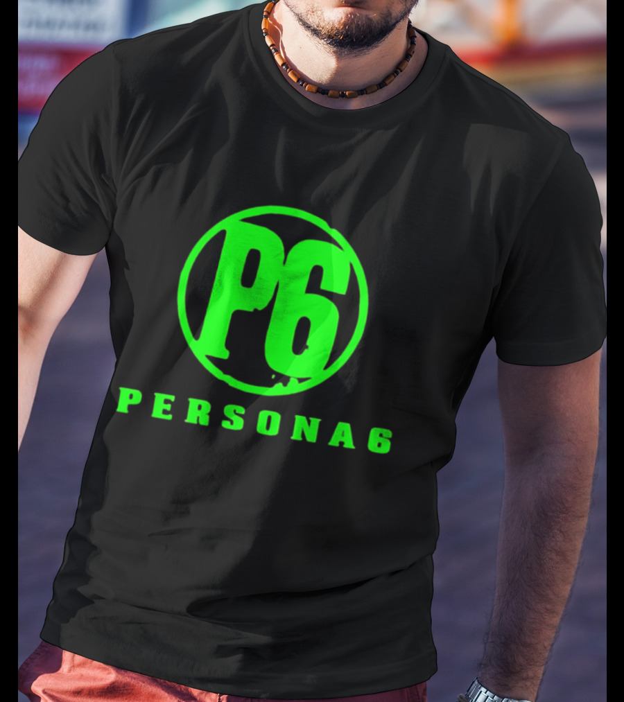 Persona 6 P6 Gaming Series Retro Green T-Shirt