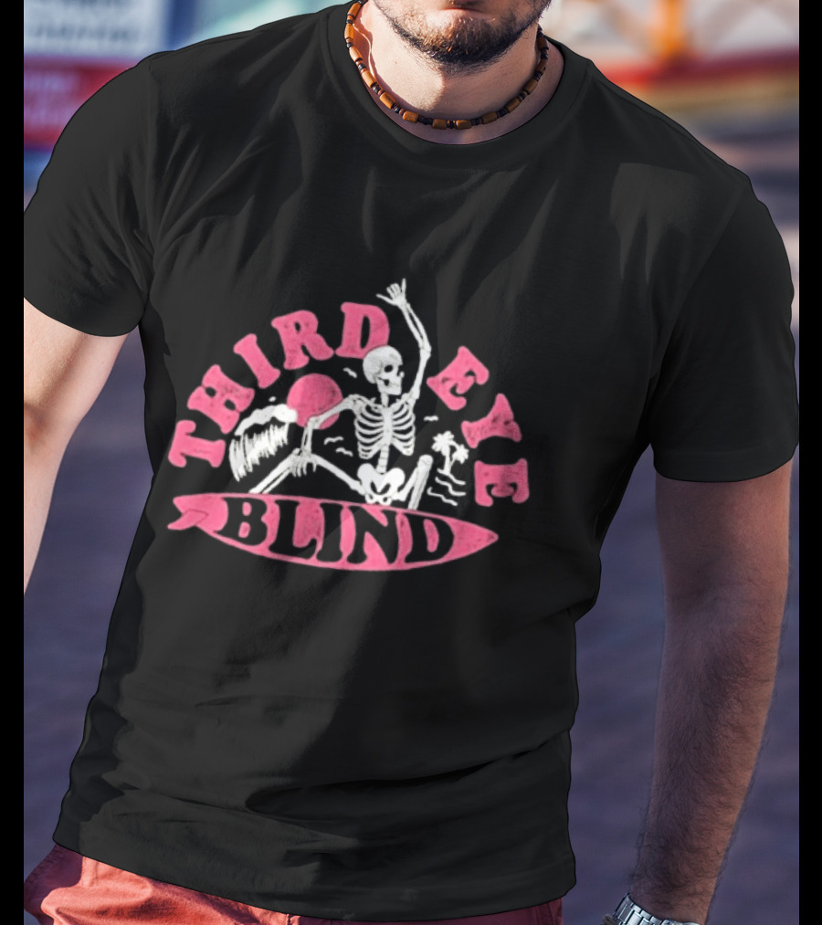 Third Eye Blind Skeleton Surfer T-Shirt