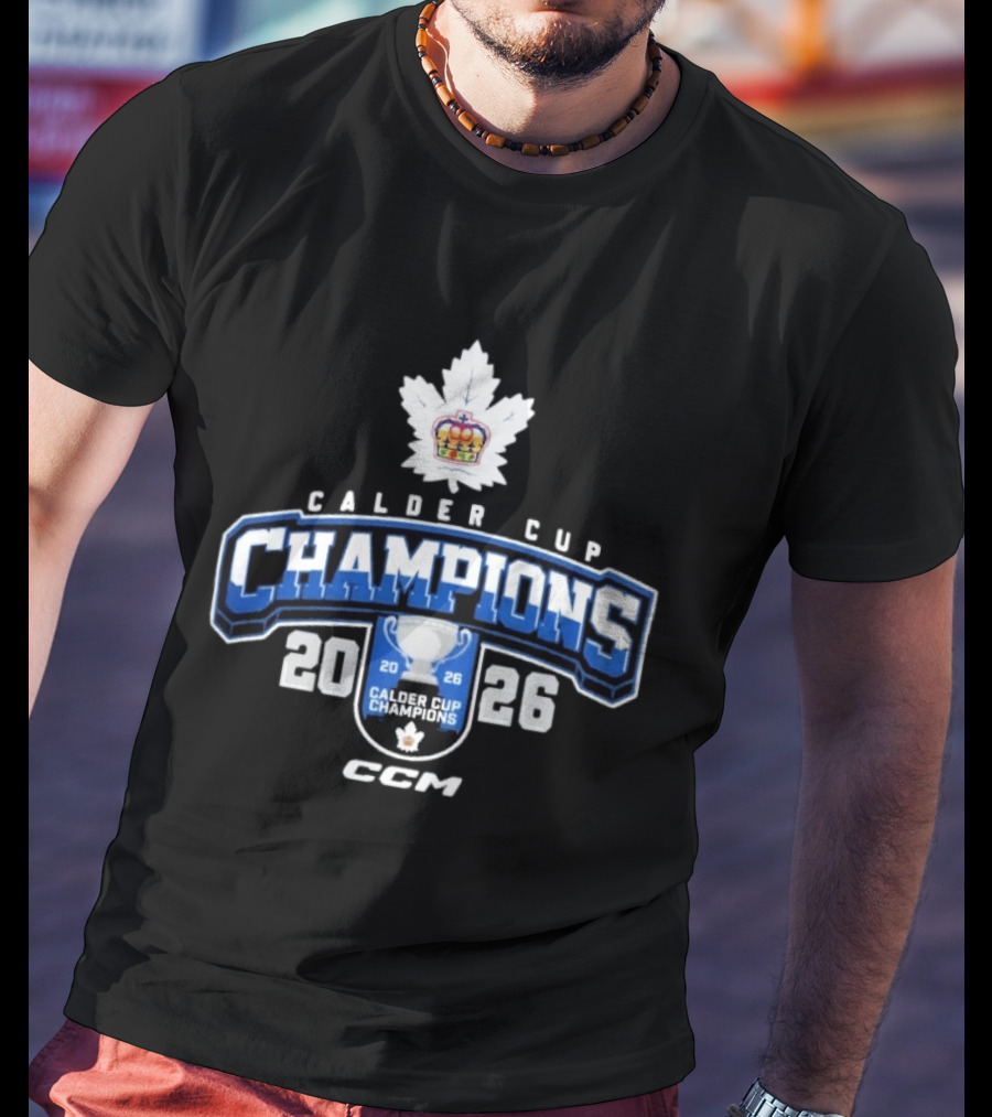 Toronto Marlies Calder Cup Champions 2026 CCM Locker Room T-Shirt