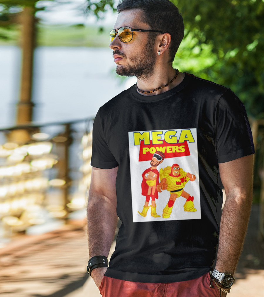Randy Macho Man Savage Buzz Lightyear Hulk Hogan Toy Story WWE Mega Powers T-Shirt