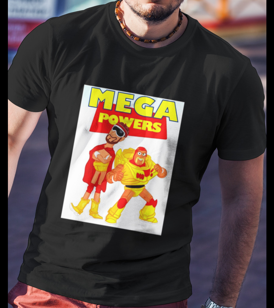 Randy Macho Man Savage Buzz Lightyear Hulk Hogan Toy Story WWE Mega Powers T-Shirt