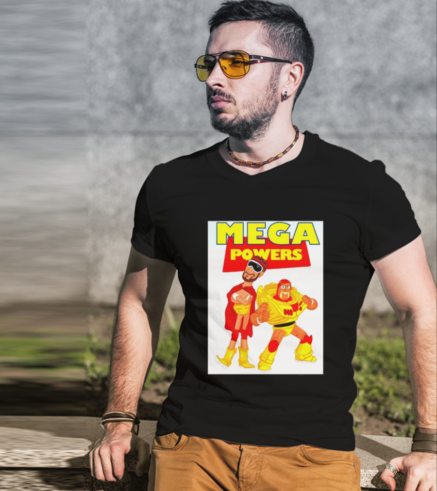 Randy Macho Man Savage Buzz Lightyear Hulk Hogan Toy Story WWE Mega Powers T-Shirt