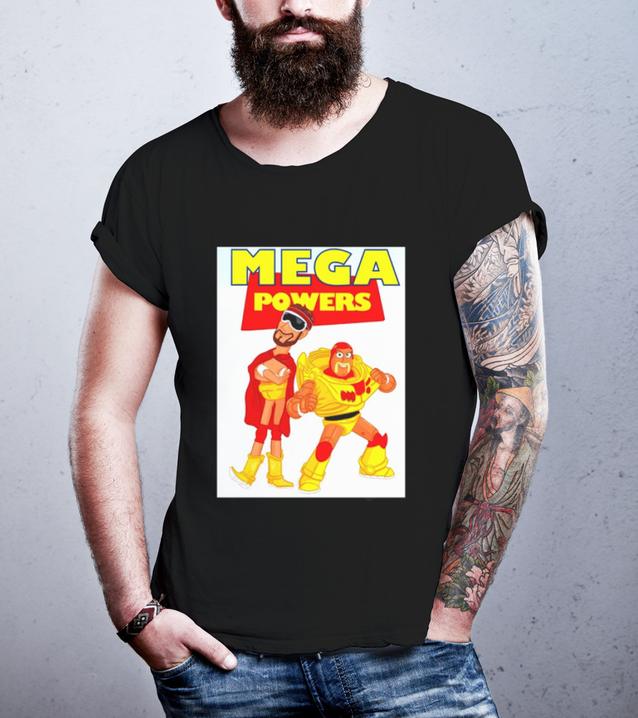 Randy Macho Man Savage Buzz Lightyear Hulk Hogan Toy Story WWE Mega Powers T-Shirt