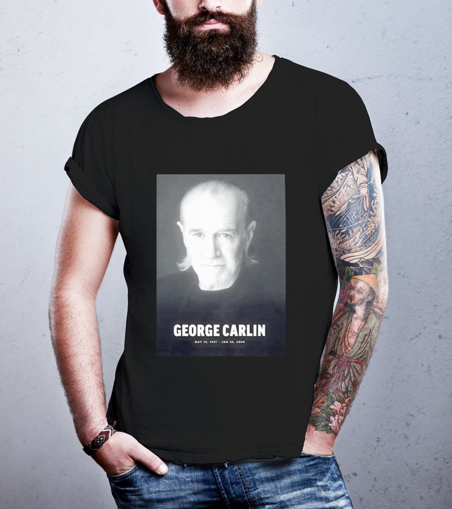 George Carlin May 12 1937 Jun 22 2008 T-Shirt