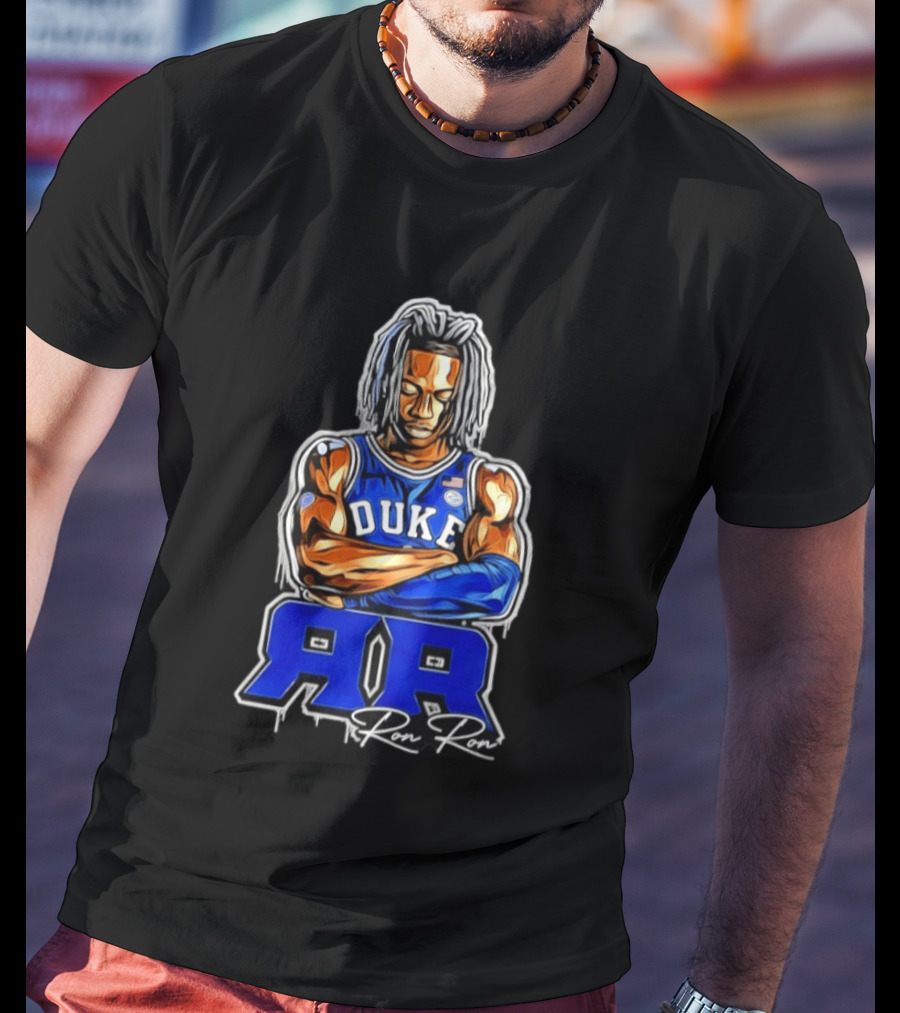 Ron Ron Deron Rippey Jr Duke Blue Devils Basketball Player T-Shirt