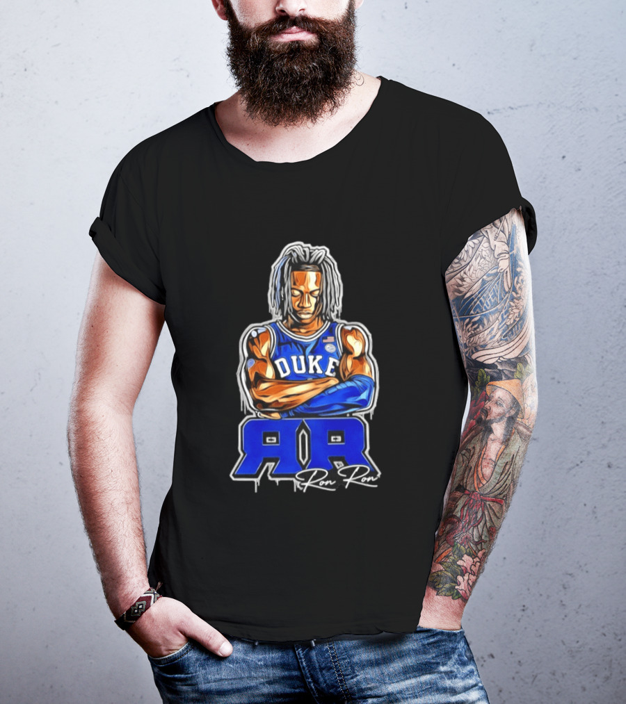Ron Ron Deron Rippey Jr Duke Blue Devils Basketball Player T-Shirt