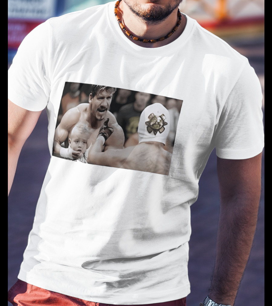 Eddie Guerrero Rey Mysterio WWE Battle With Child In Ring T-Shirt