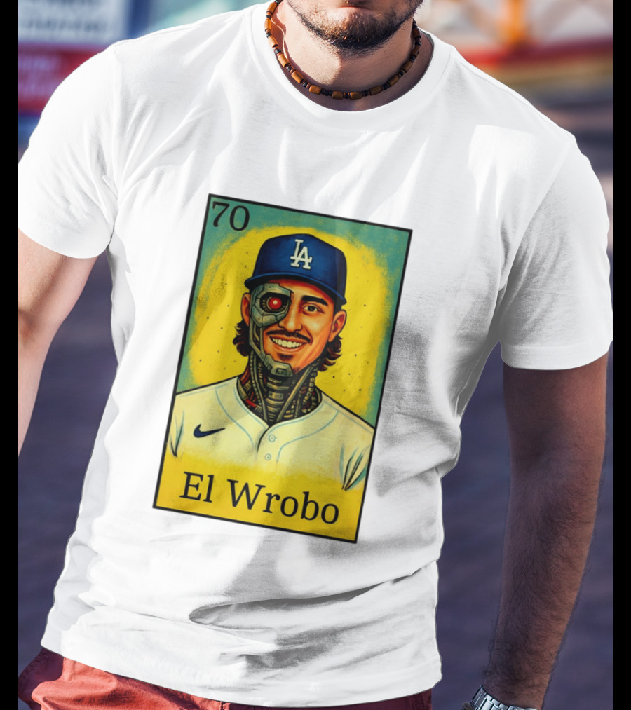 El Wrobo 70 Evan Phillips Los Angeles Dodgers T-Shirt