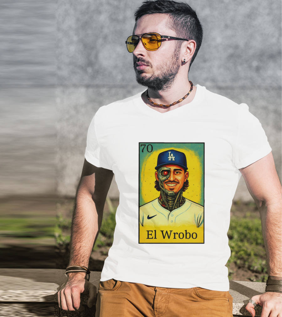 El Wrobo 70 Evan Phillips Los Angeles Dodgers T-Shirt