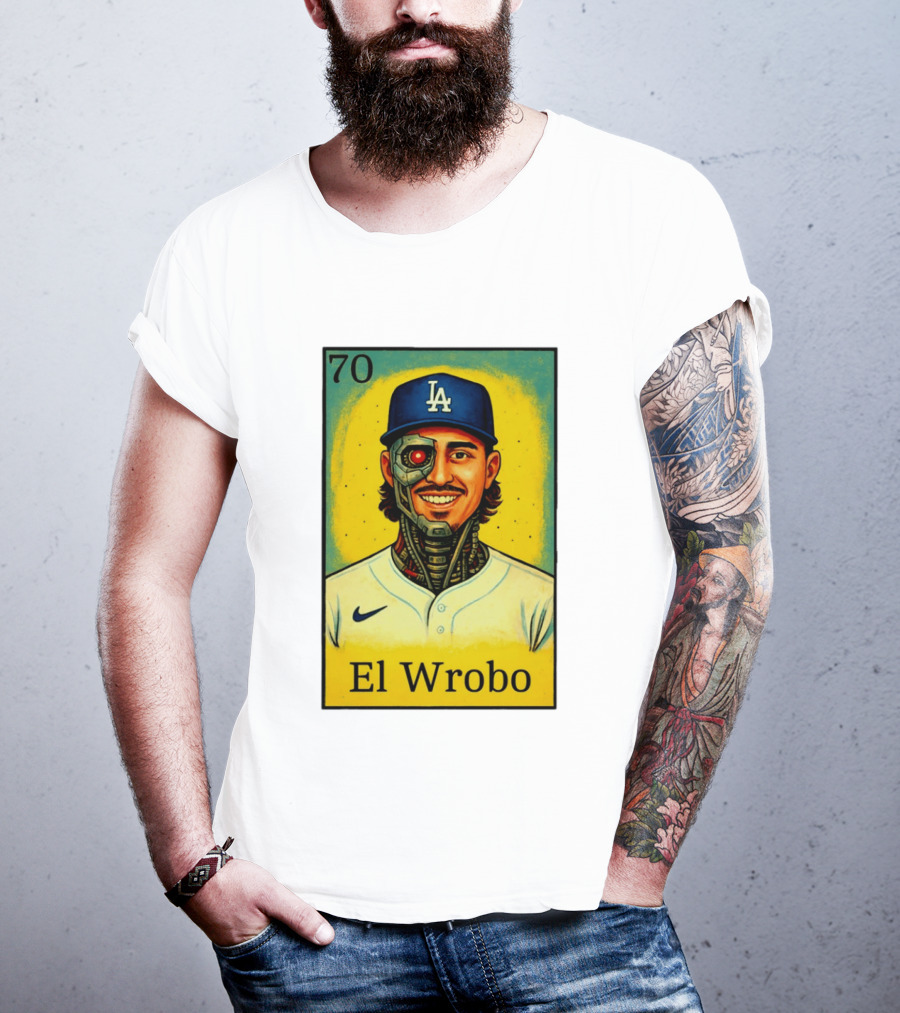 El Wrobo 70 Evan Phillips Los Angeles Dodgers T-Shirt