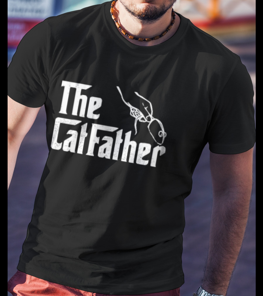 2026 The Catfather Feline Mafia Humor T-Shirt