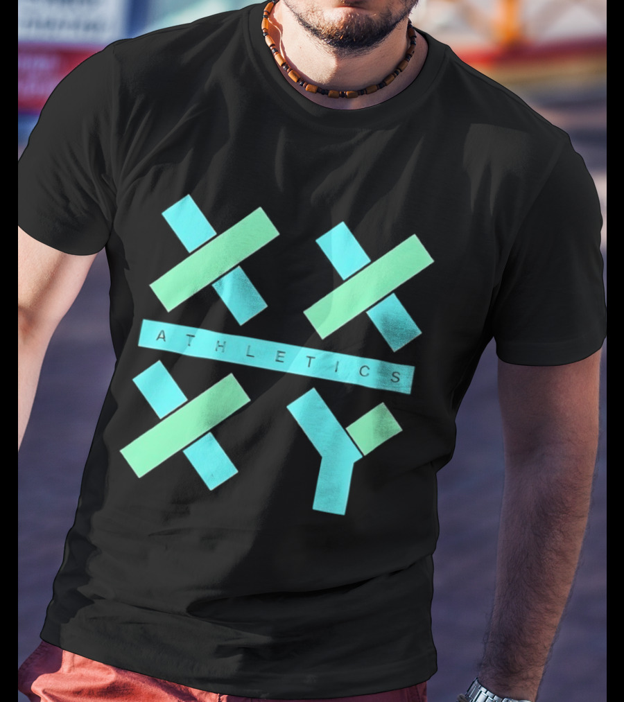 Athletics X Y Geometric Shapes Sports Abstract T-Shirt