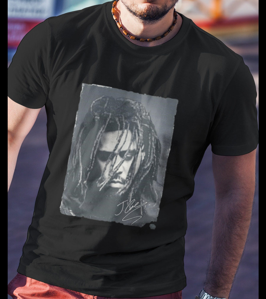 J Cole 2023 Concert Portrait Signature T-Shirt