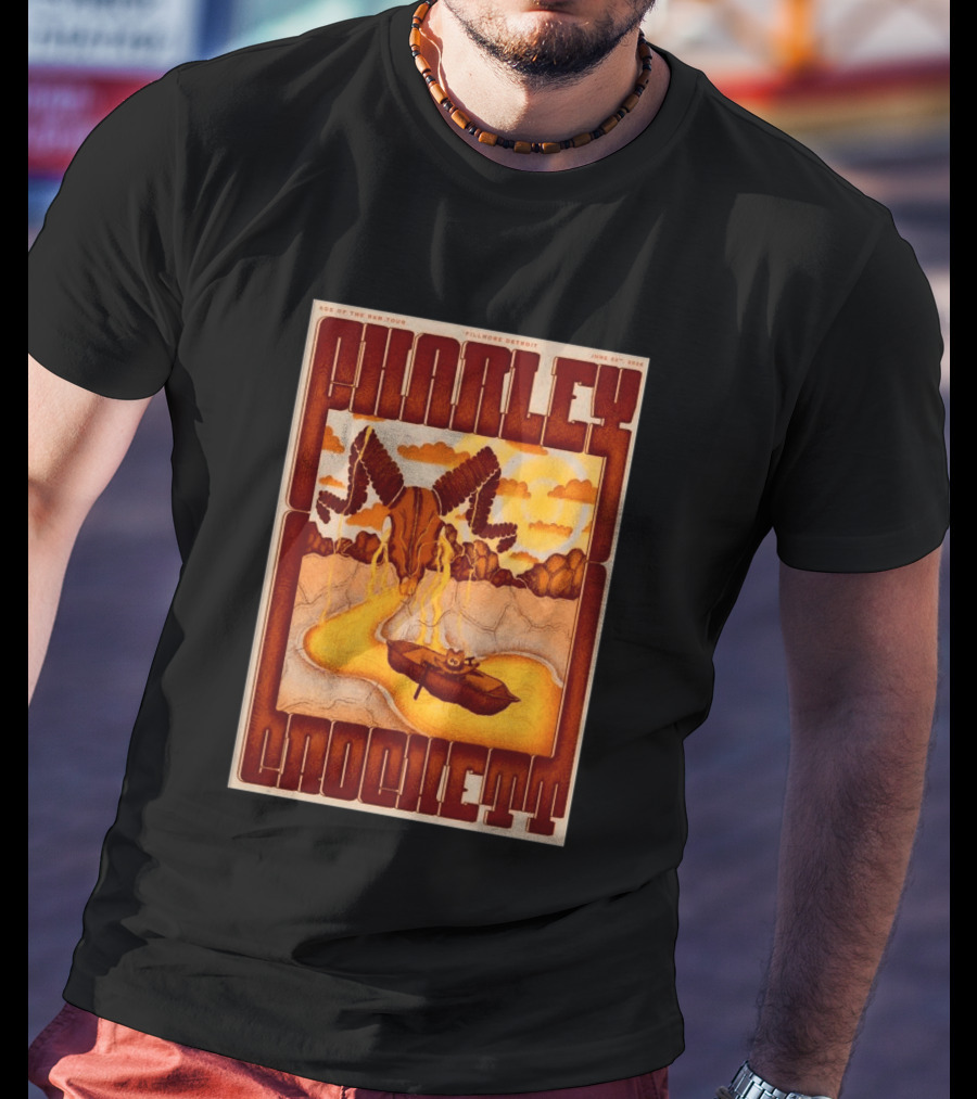 Charley Crockett Age Of The Ram Tour Fillmore Detroit June 23 2026 T-Shirt