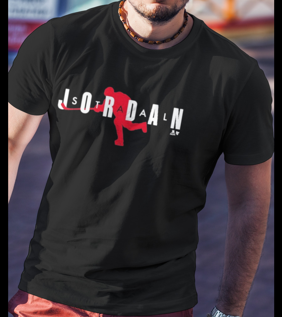 Jordan Staal Air Hockey Player T-Shirt